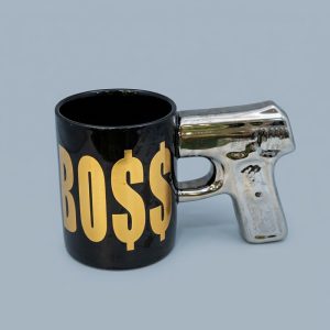 Porcelain Gun Handle Mug 350 ml - Image 2