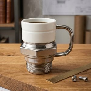 Porcelain Spark Plug Mug 350 ml - Image 1