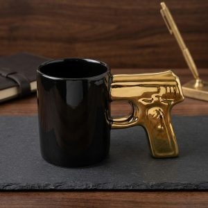 مج بورسلين بيد شكل مسدس 350 مل - الصورة 1