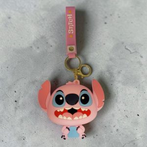 Disney Stitch Silicone Coin Purse & Keychain - Image 1