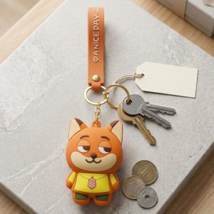 Disney Zootopia Silicone Coin Purse & Keychain - Image 1
