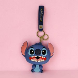 Disney Stitch Silicone Coin Purse & Keychain - Image 1